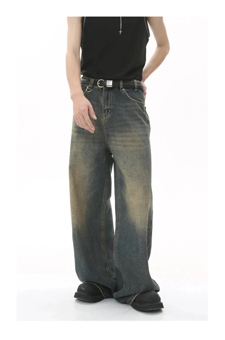 90's Wash Baggy Jeans