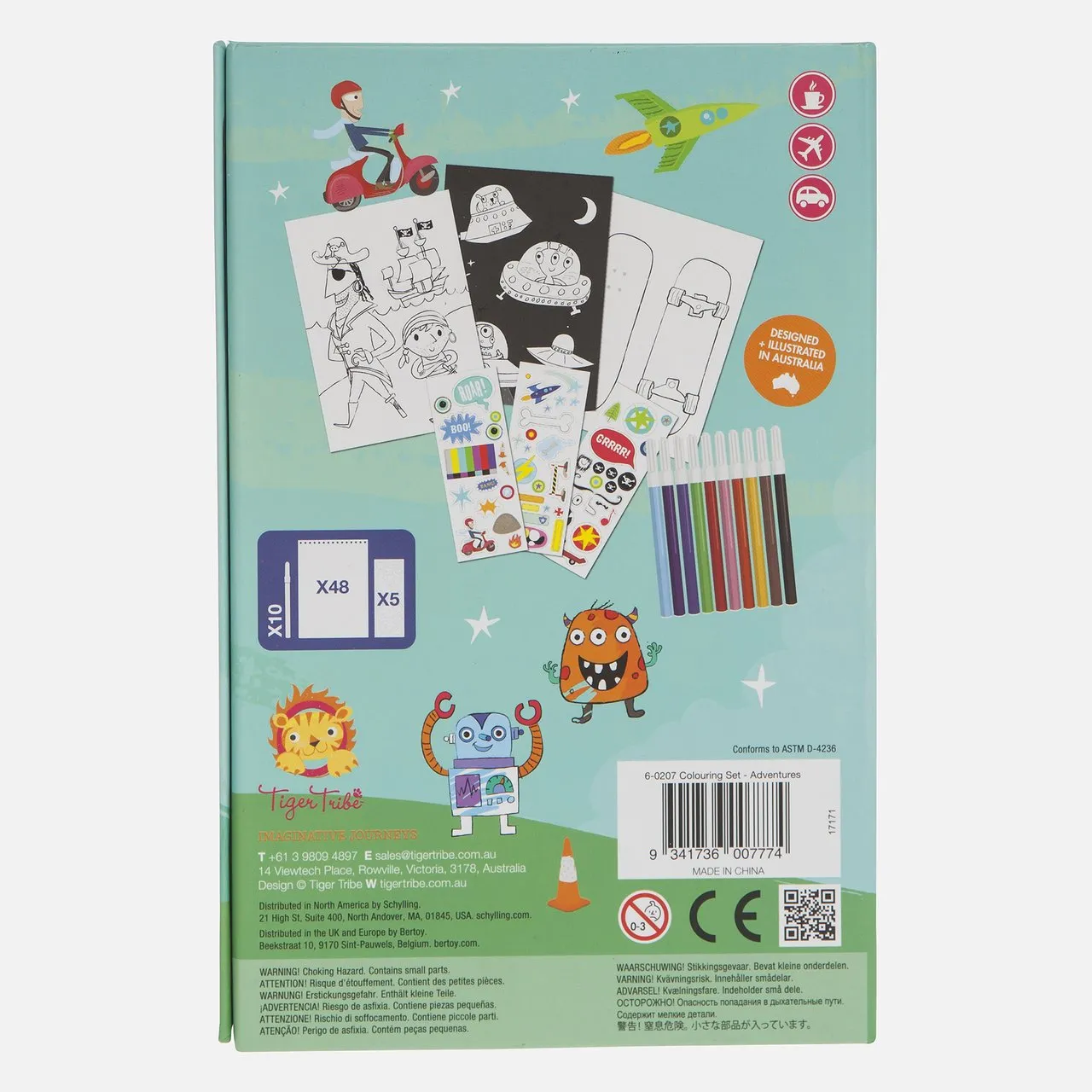 Adventures Coloring Set