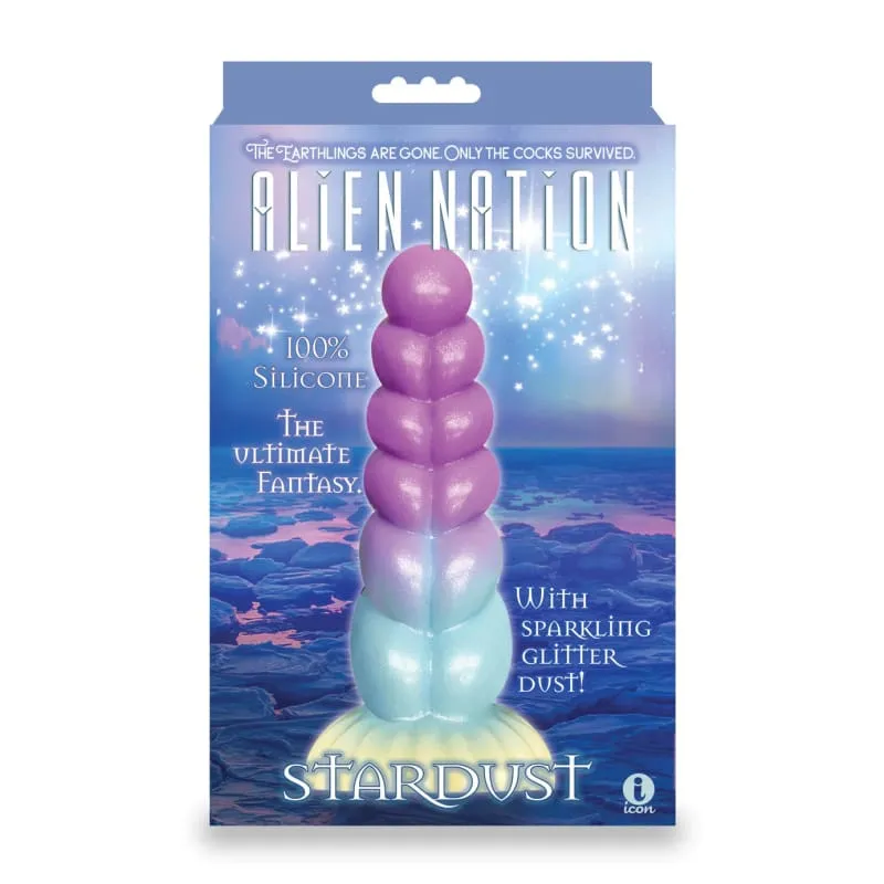 Alien Nation Stardust Silicone Creature Dildo -  Multicolor