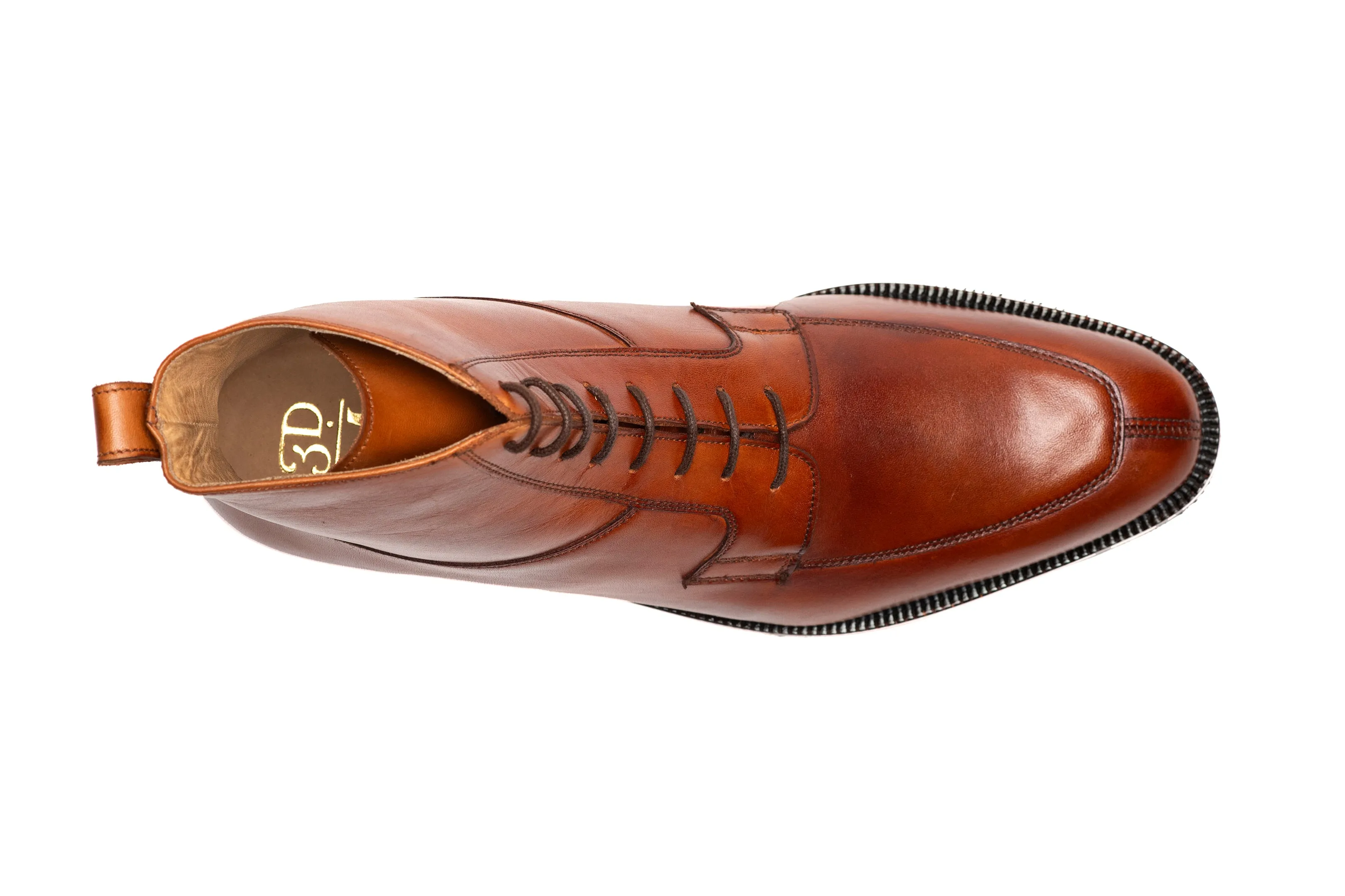 Apron Derby Boot - Tan