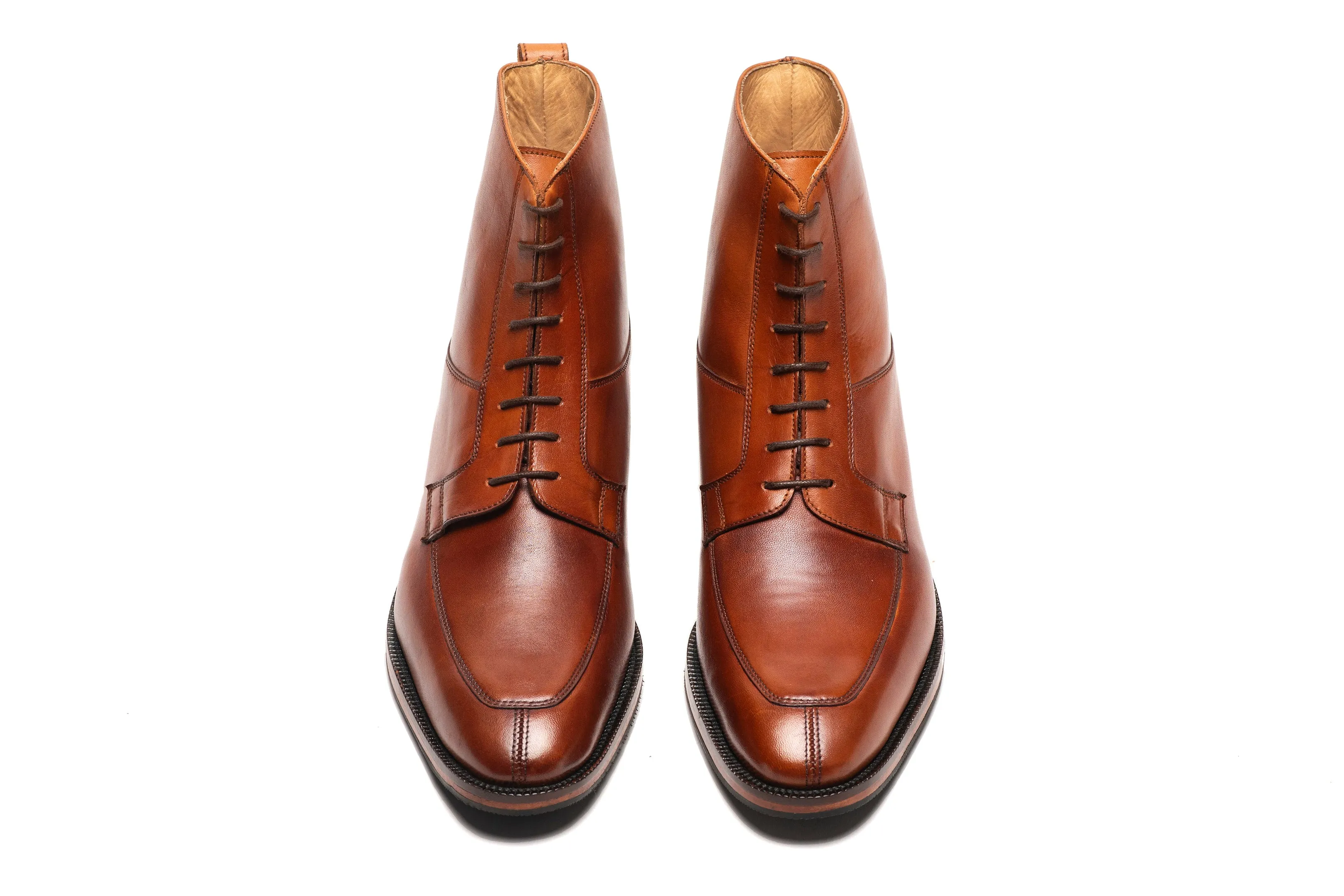 Apron Derby Boot - Tan