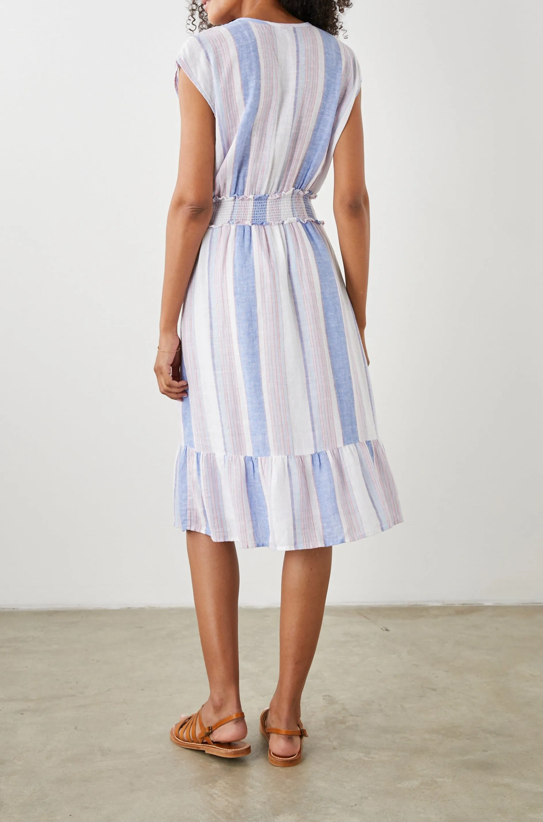 ASHLYN DRESS - MARINI STRIPE