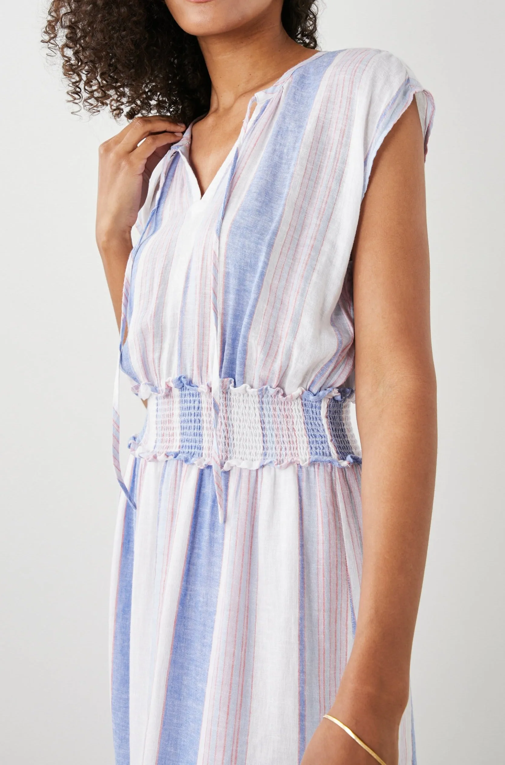ASHLYN DRESS - MARINI STRIPE