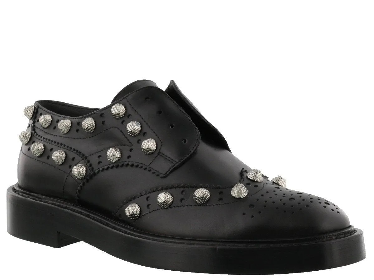 Balenciaga Studded Derby Shoes