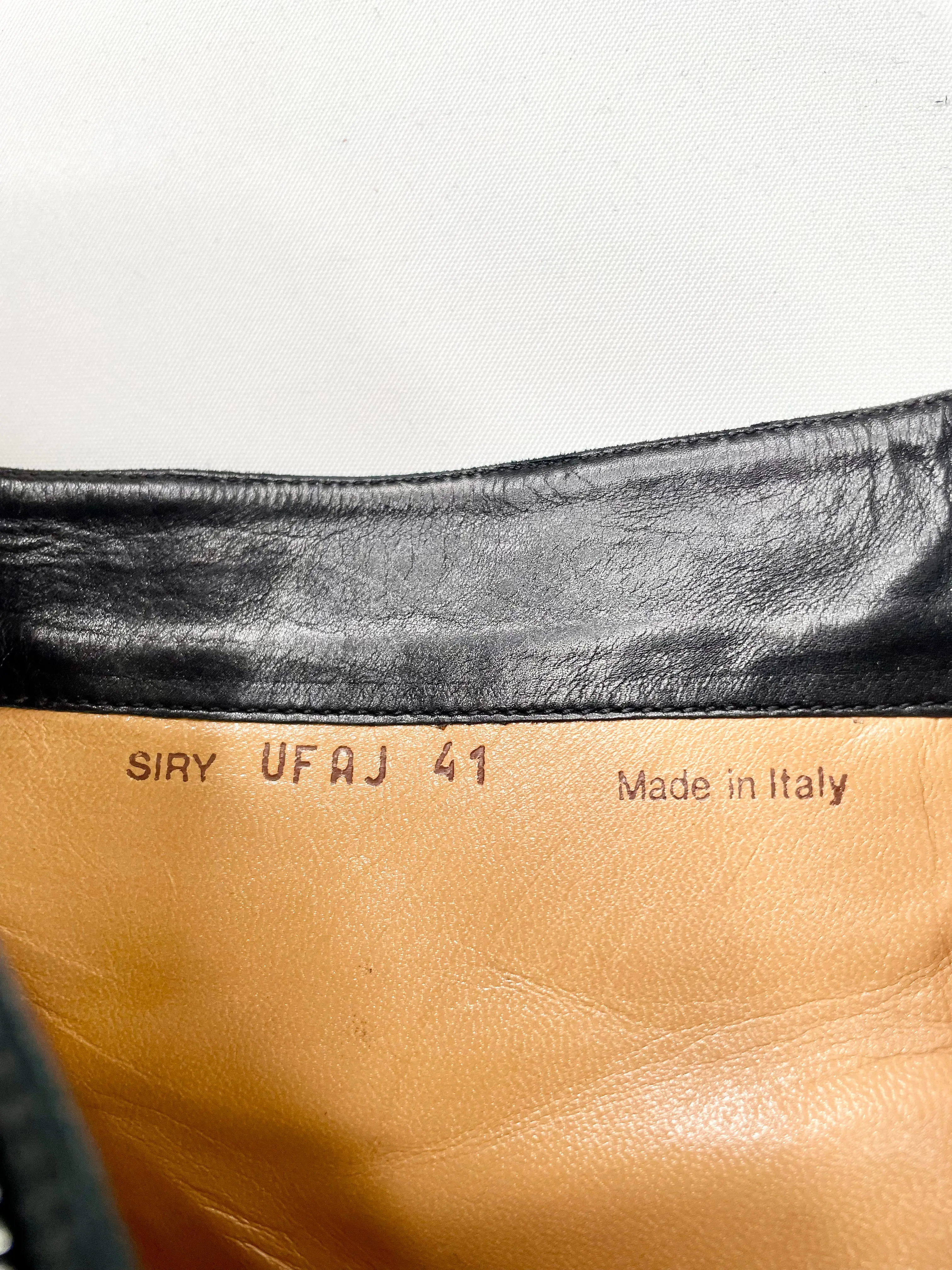 Bally Black Leather Heel Boots - EU41