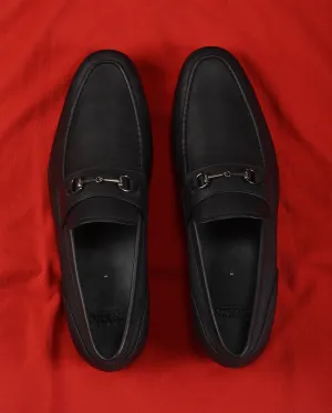 BALLY Leather Loafers In Black