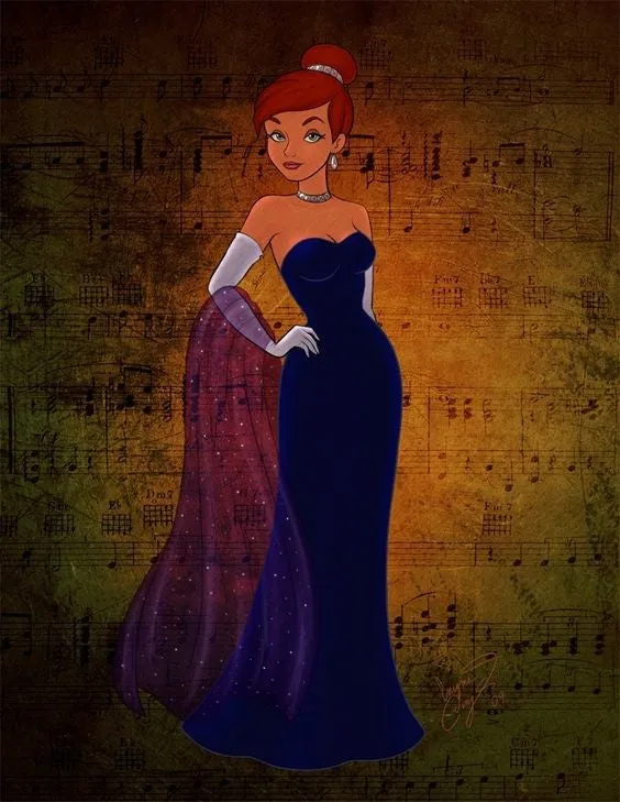 Blue Anastasia Dress Cosplay Costume