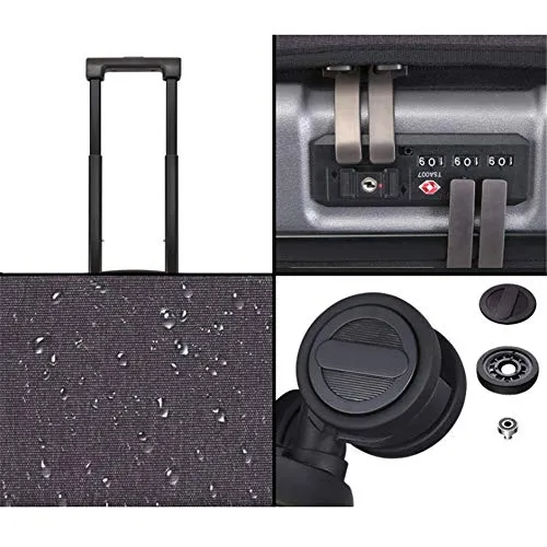 Boarding Luggage Universal Luggage Expandable Suitcase PC ABS with TSA Lock Spinner 20inches Carry-on Uprights Suitcase 360° Silent Spinner Multidirectional Wheels Airplane Flight And Check In