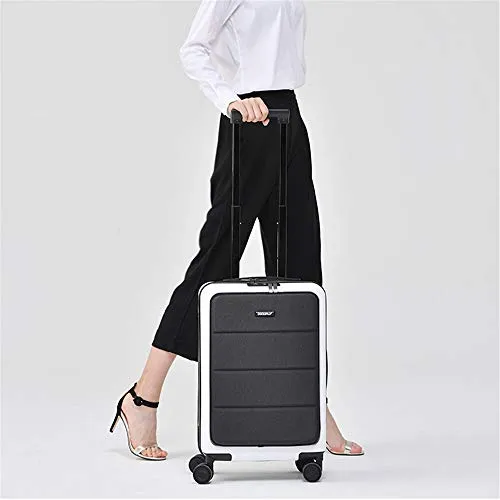 Boarding Luggage Universal Luggage Expandable Suitcase PC ABS with TSA Lock Spinner 20inches Carry-on Uprights Suitcase 360° Silent Spinner Multidirectional Wheels Airplane Flight And Check In