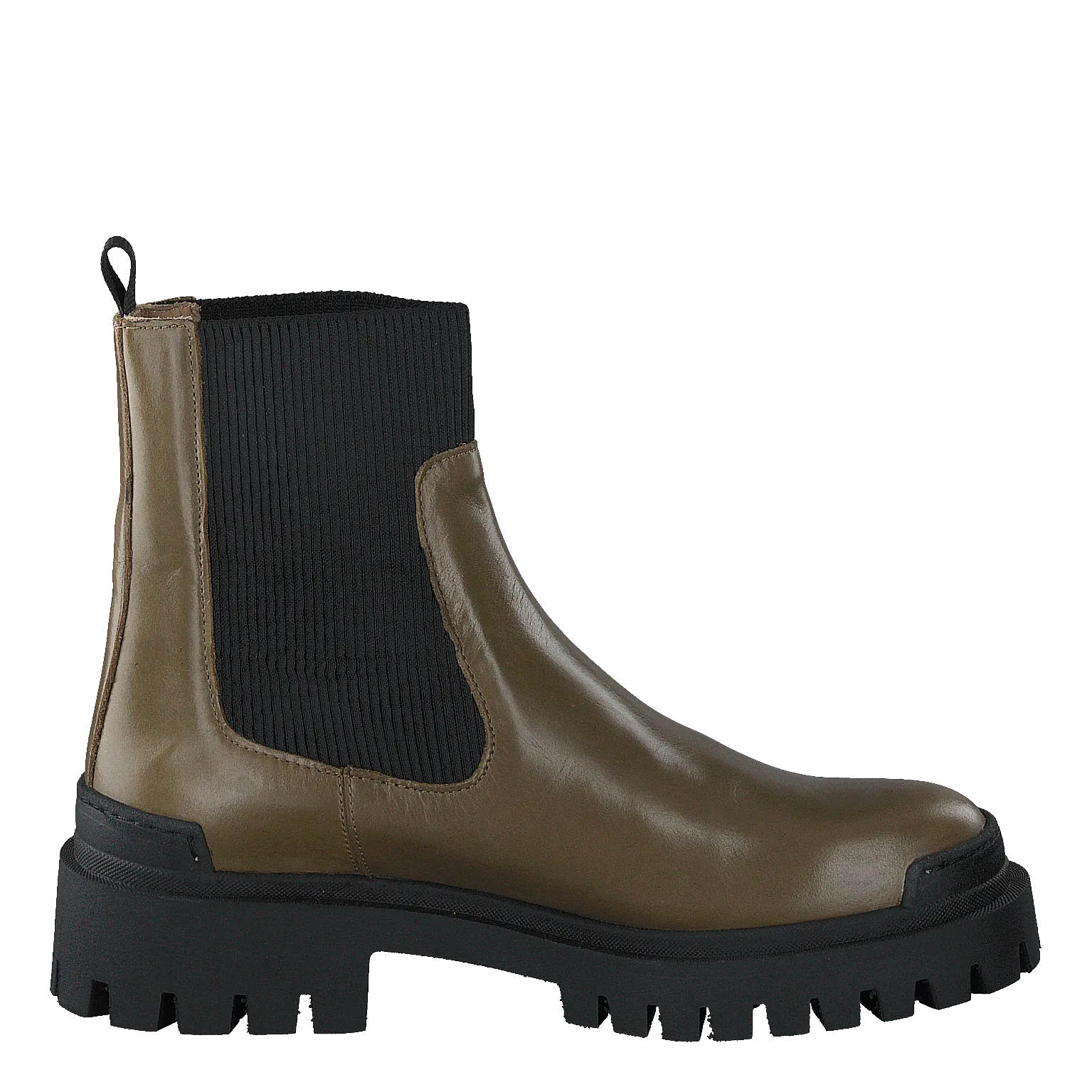 Boot With Elastic 1841/019 Dark Olive/black