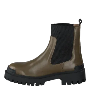 Boot With Elastic 1841/019 Dark Olive/black