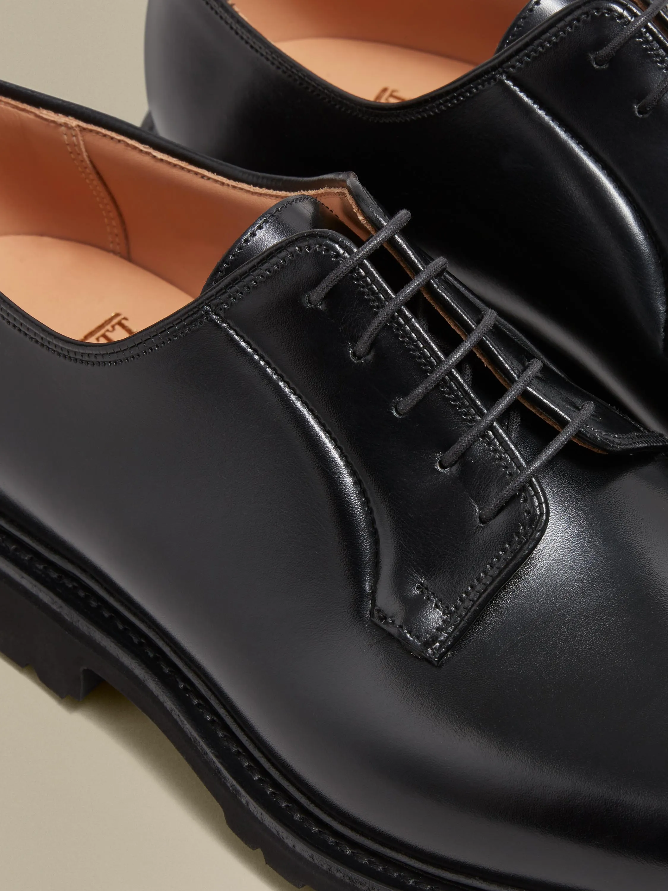Calf Leather Derby Shoes