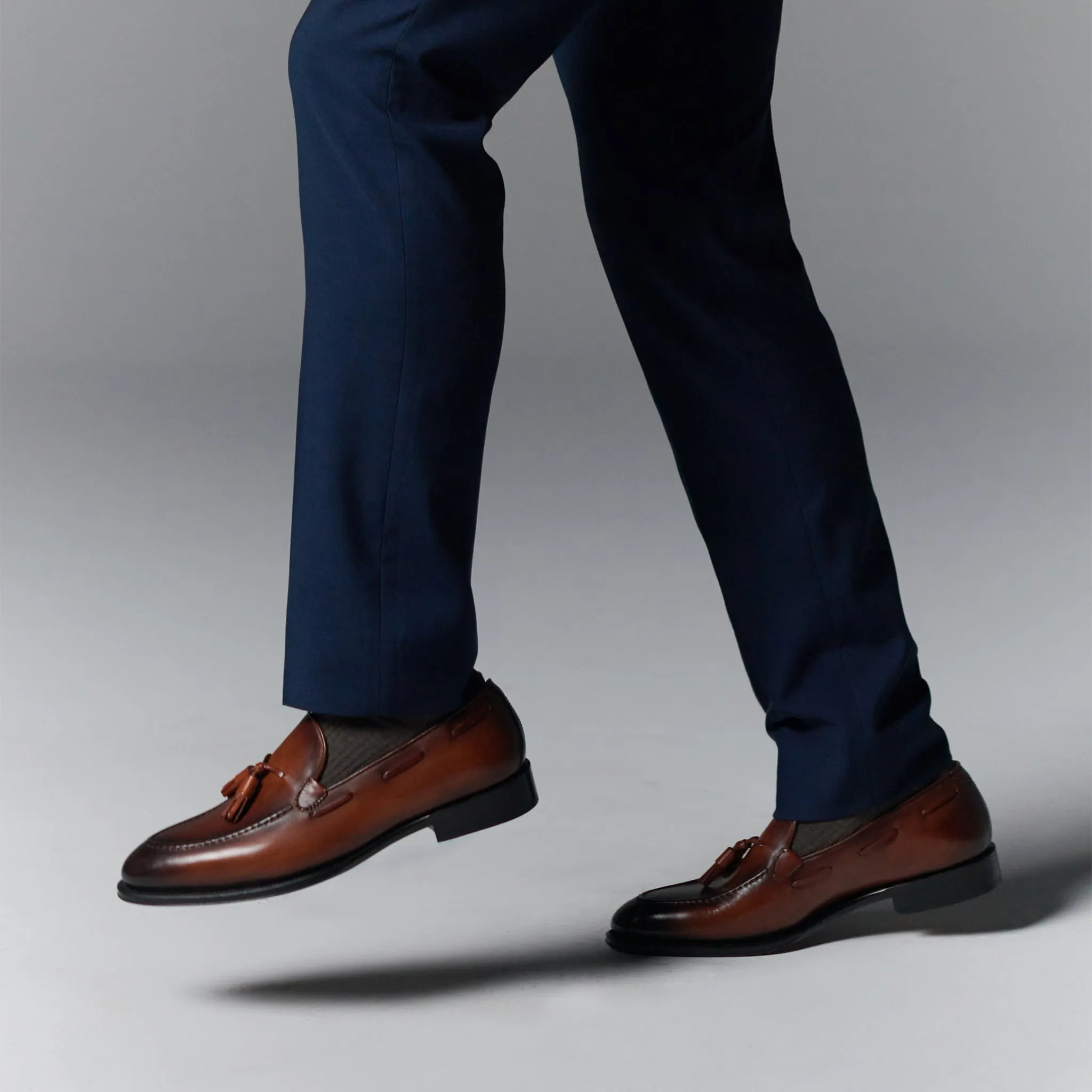 Camden Tassel Loafer // Amber Cognac Tan