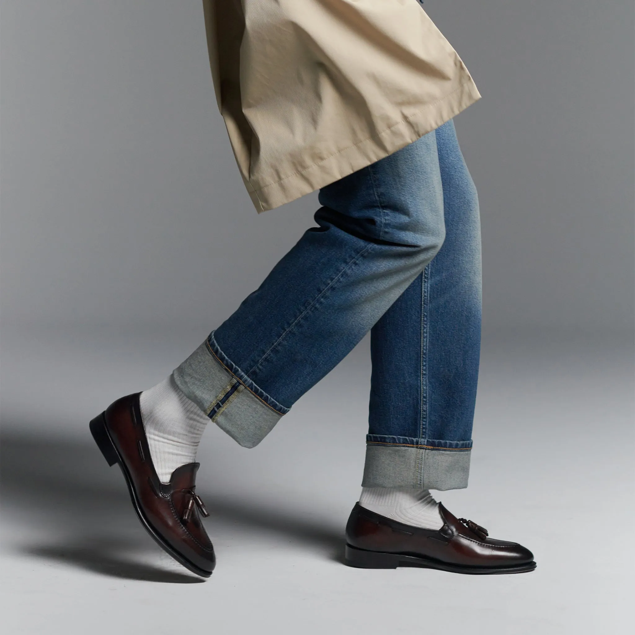 Camden Tassel Loafer // Café Noir Brown