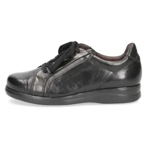Caprice Women's 23711 Leather Lace-Up Shoes Soft Nappa Black
