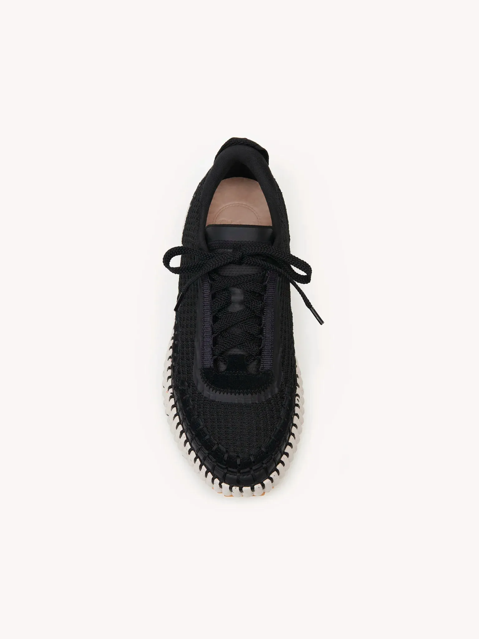 CHLOÉ NAMA MESH SNEAKER BLACK