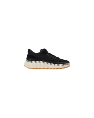 CHLOÉ NAMA MESH SNEAKER BLACK
