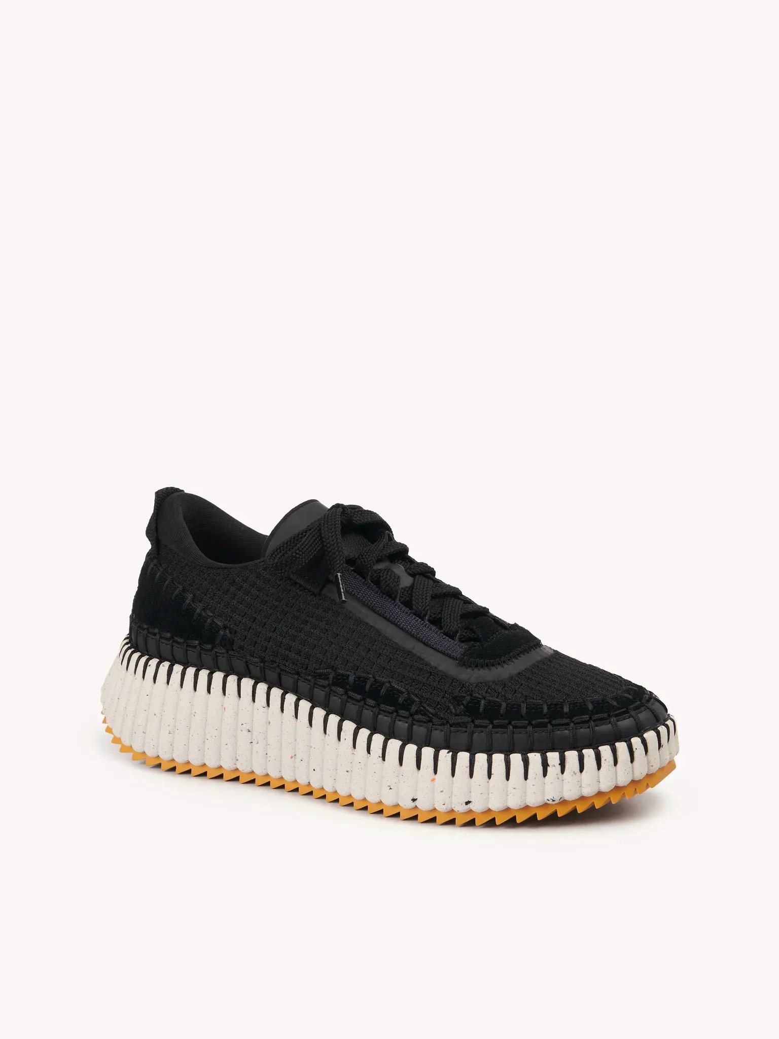 CHLOÉ NAMA MESH SNEAKER BLACK
