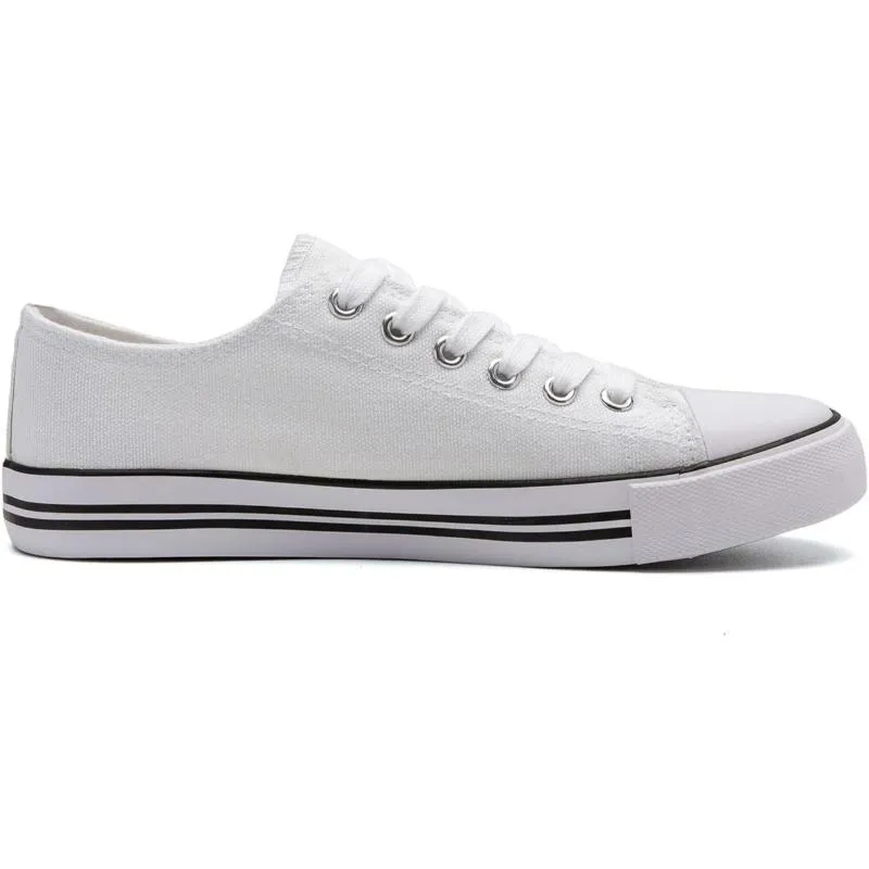 Classic Canvas Lace Up Shoes  For Men