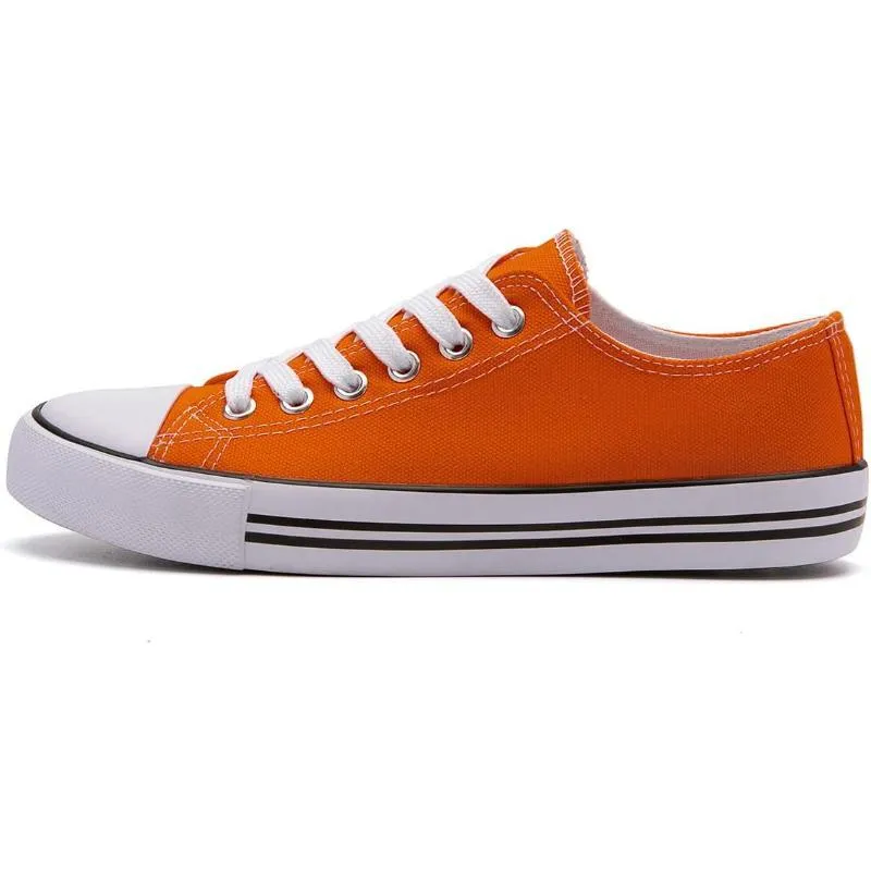 Classic Canvas Lace Up Sneakers For Women
