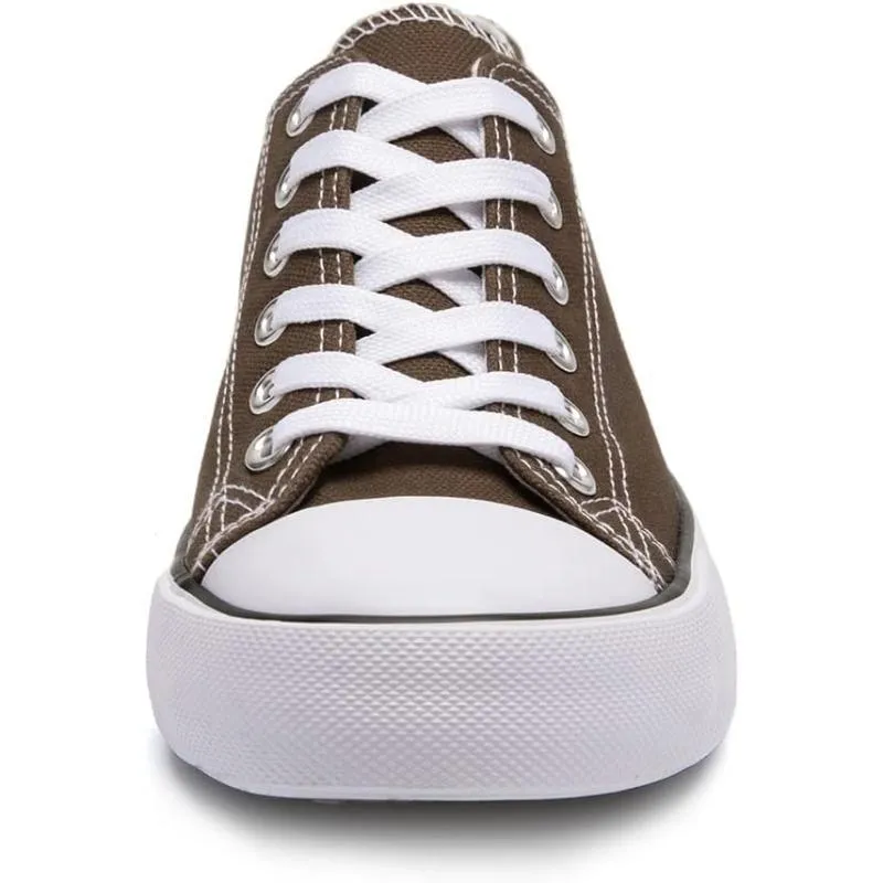 Classic Canvas Lace Up Sneakers For Women
