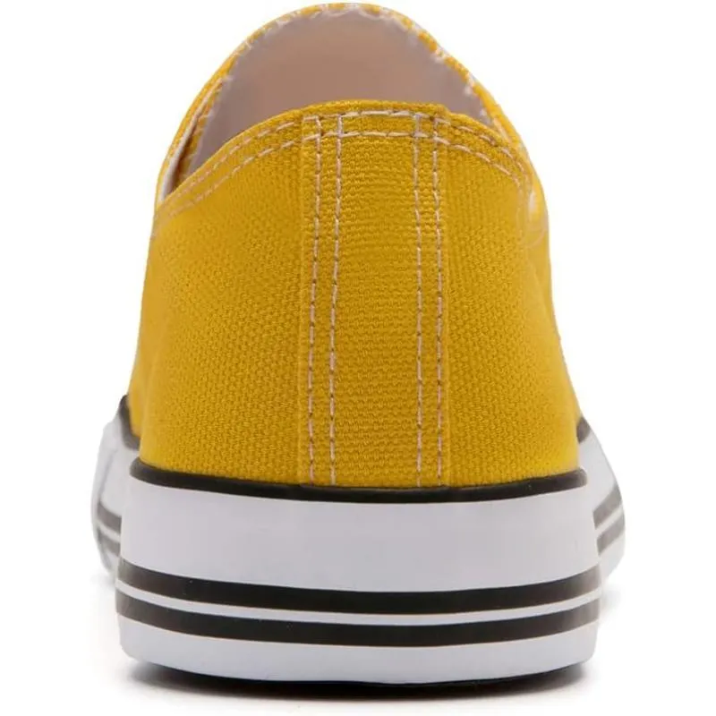 Classic Canvas Lace Up Sneakers For Women