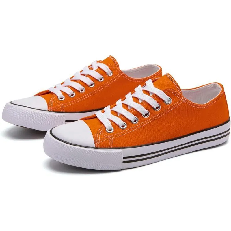 Classic Canvas Lace Up Sneakers For Women