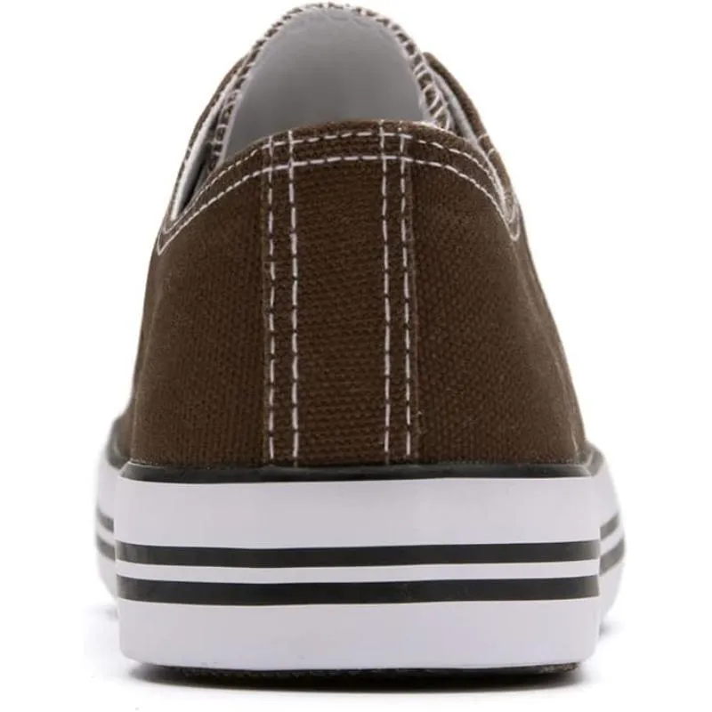 Classic Canvas Lace Up Sneakers For Women