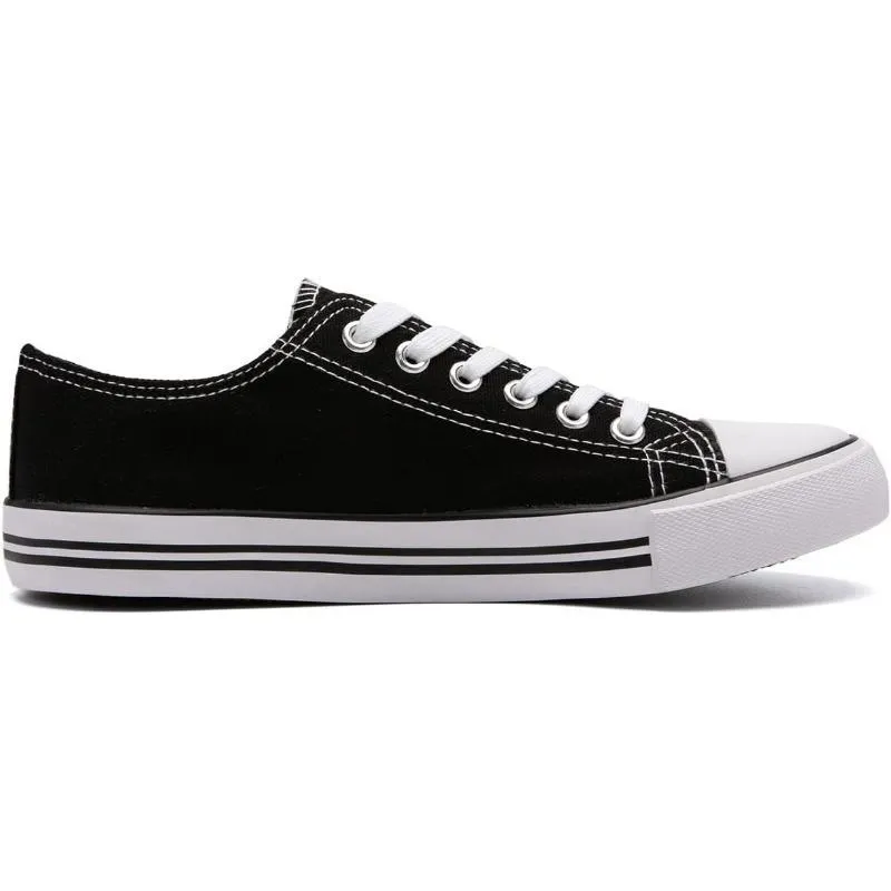 Classic Canvas Lace Up Sneakers For Women