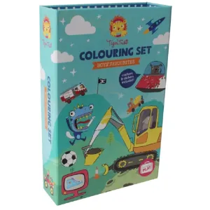 Colouring Set Boys Favourites by Tiger Tribe
