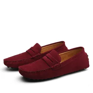 Comfy Leather Loafer | Burgundy