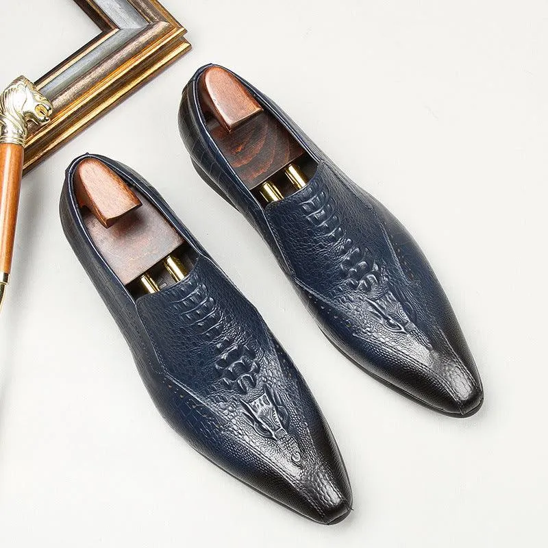 Cowhide Trend Business British Formal Wear Fashion Men's Leather Shoes