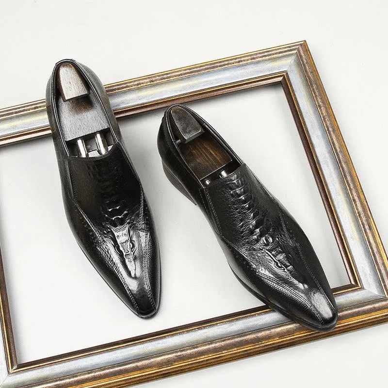 Cowhide Trend Business British Formal Wear Fashion Men's Leather Shoes