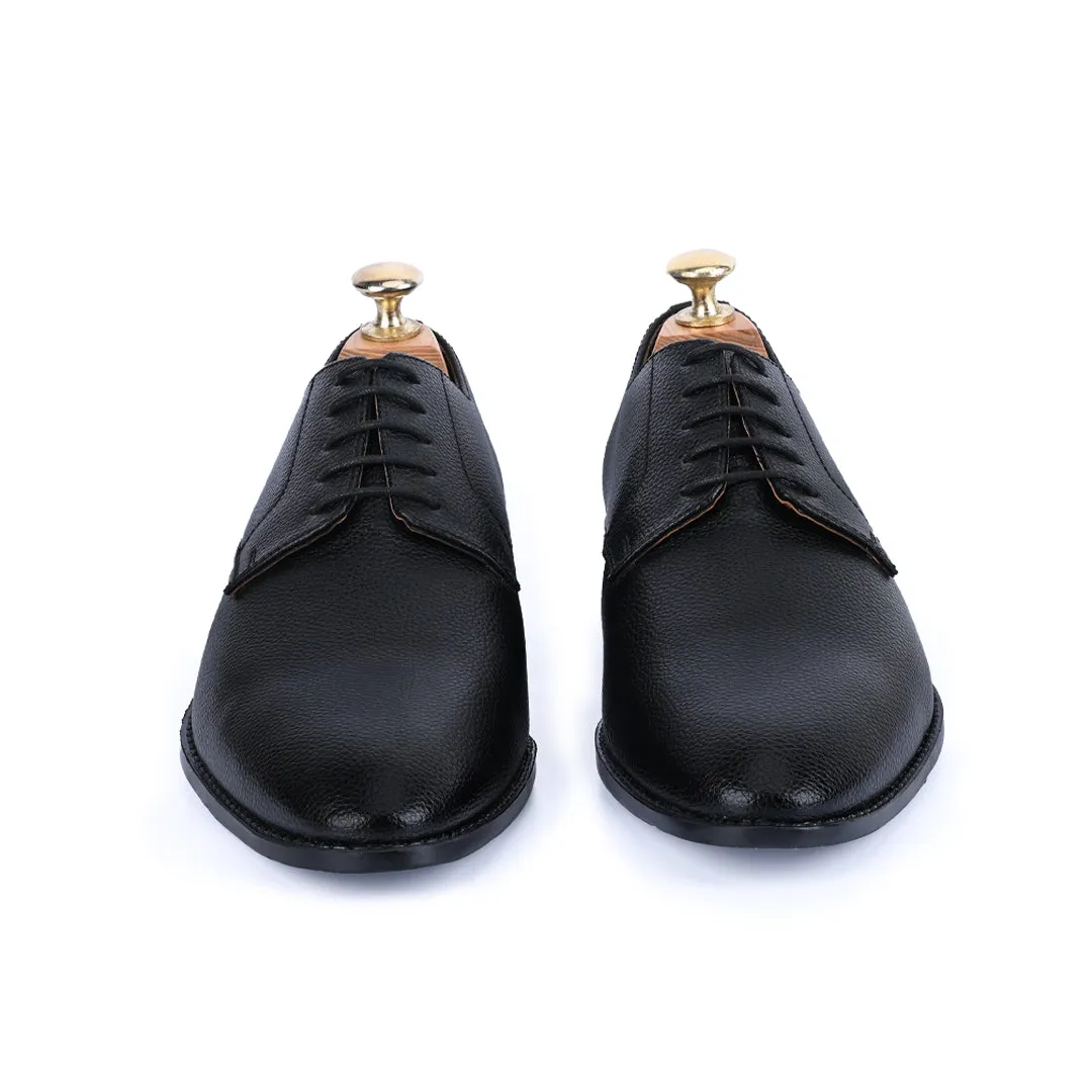 Derby Jet Black Shoes       for Men