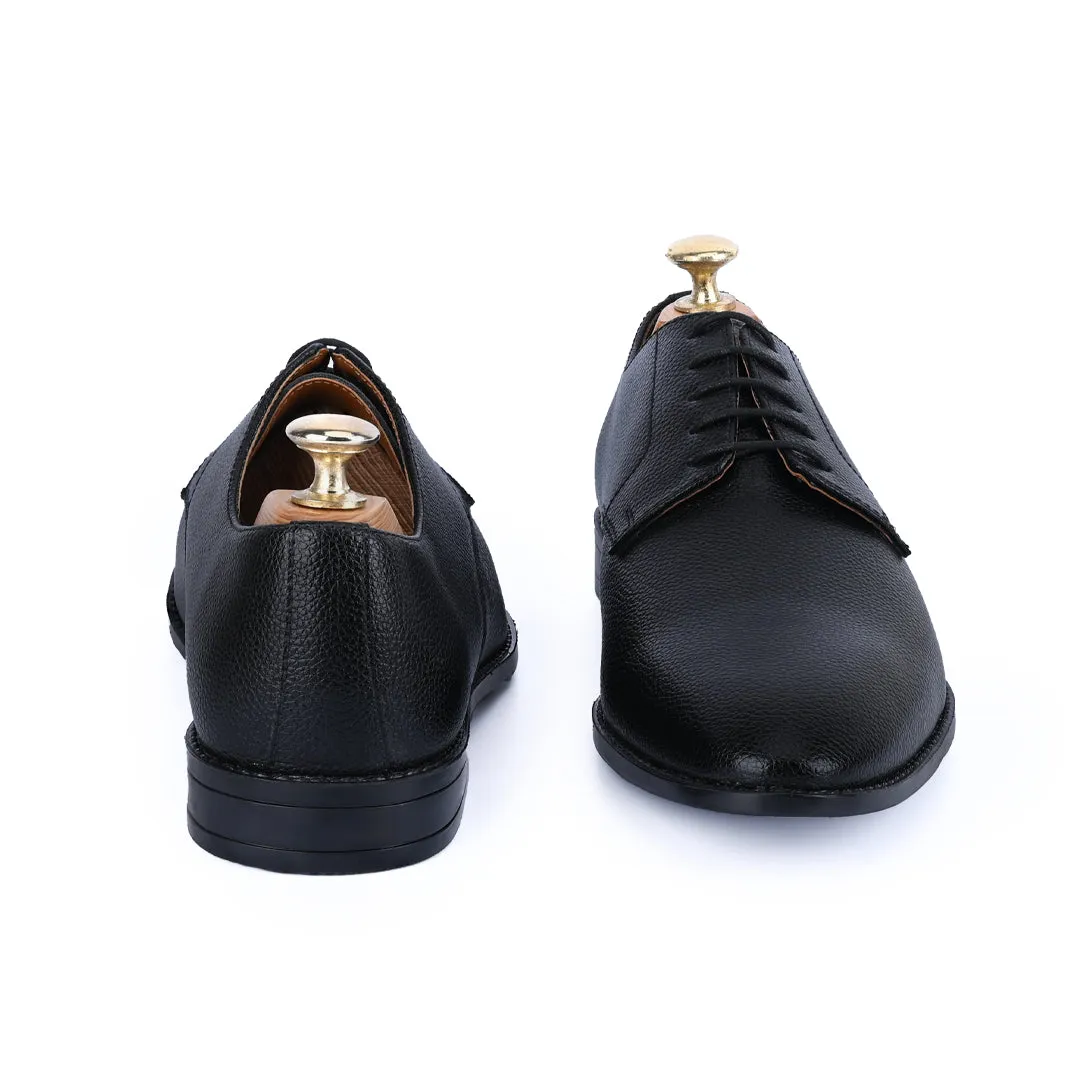 Derby Jet Black Shoes       for Men