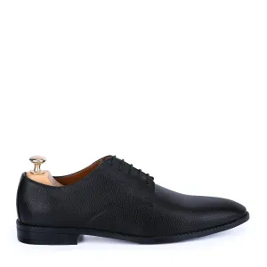 Derby Jet Black Shoes       for Men