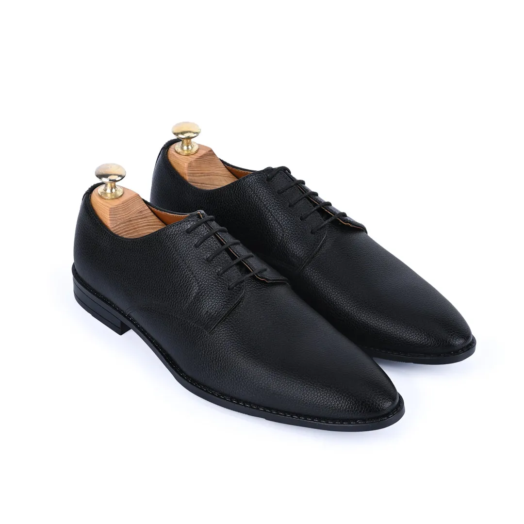 Derby Jet Black Shoes       for Men