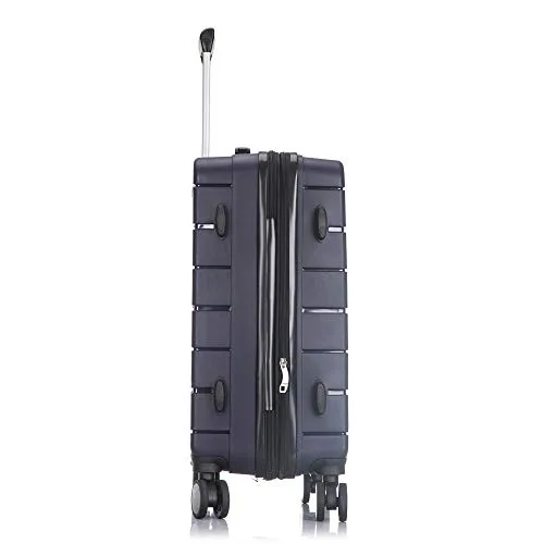 DUKAP Definity Lightweight Hardside Spinner 20'' inches carry-on Navy Blue