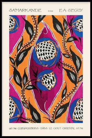 Emile-Alain Séguy - Flower pattern Art Nouveau II