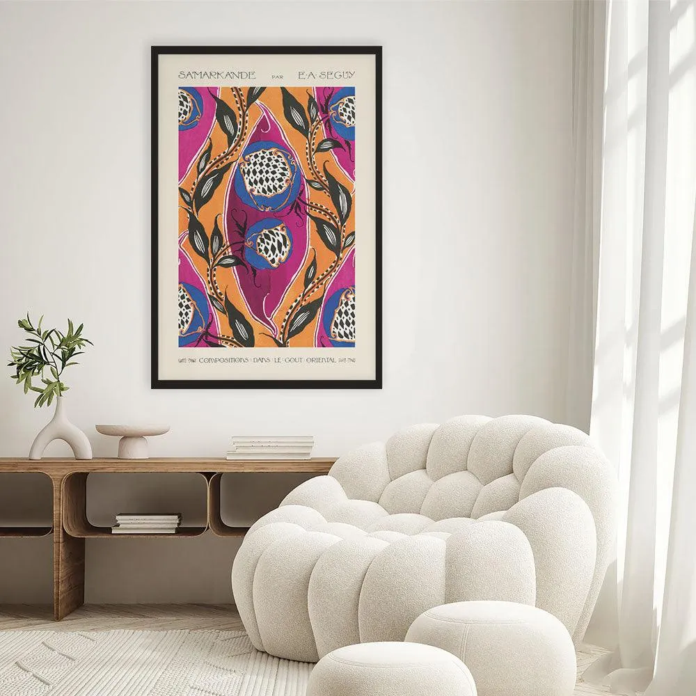 Emile-Alain Séguy - Flower pattern Art Nouveau II