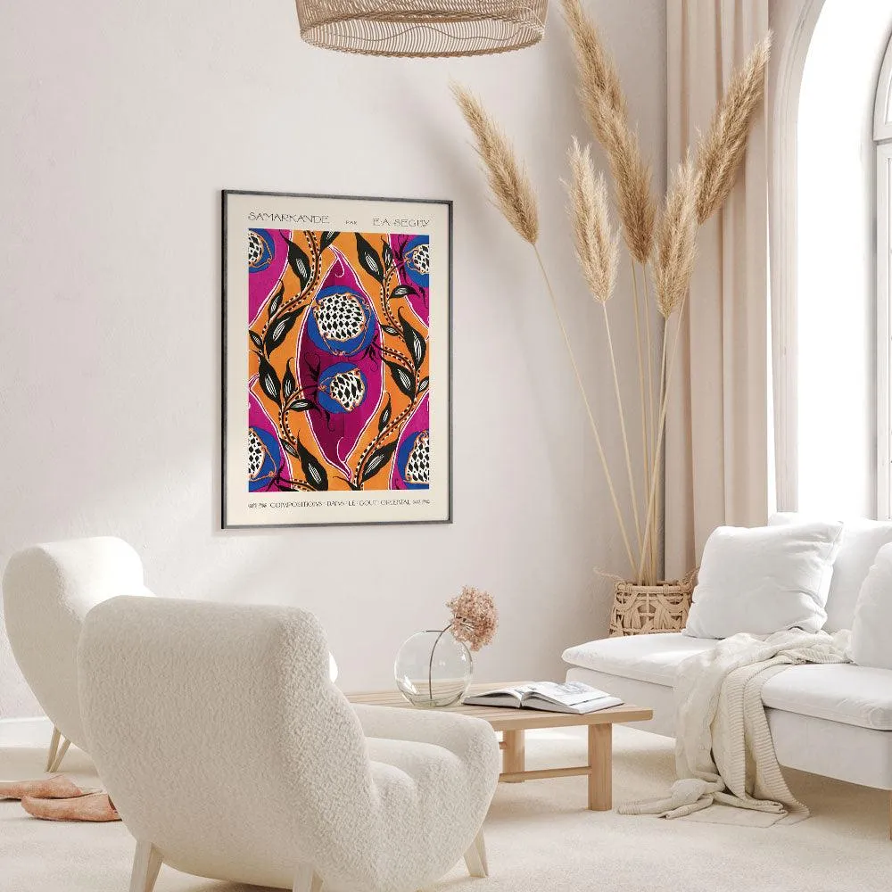 Emile-Alain Séguy - Flower pattern Art Nouveau II