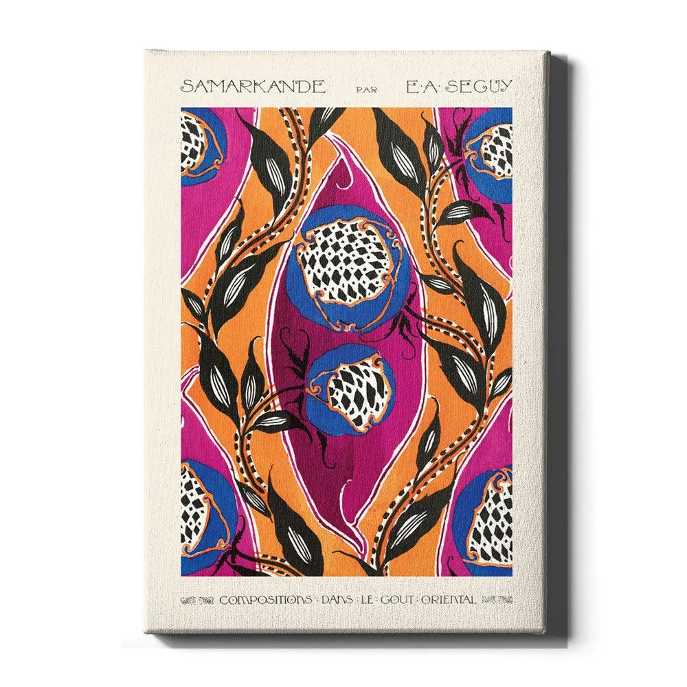 Emile-Alain Séguy - Flower pattern Art Nouveau II
