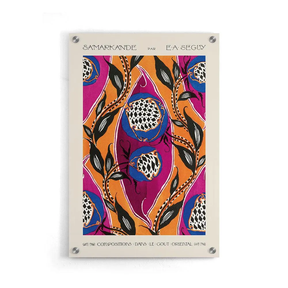 Emile-Alain Séguy - Flower pattern Art Nouveau II