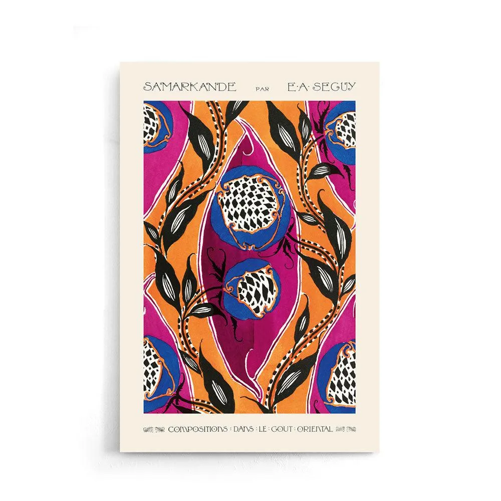 Emile-Alain Séguy - Flower pattern Art Nouveau II