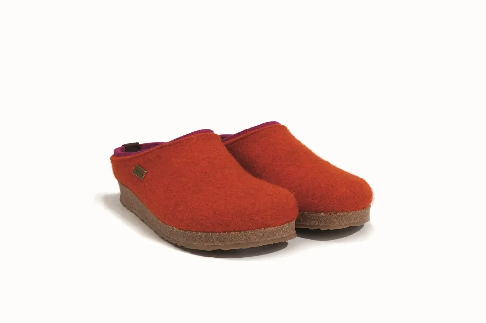 Haflinger Unisex Grizzly Kris Boiled Wool Clog