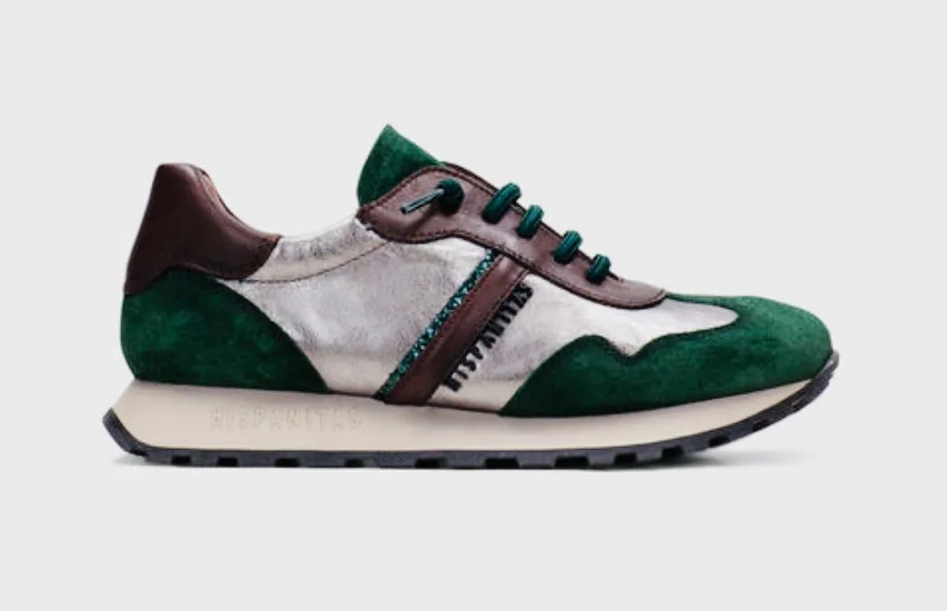 Hispanitas  forest pewter and brown sneaker