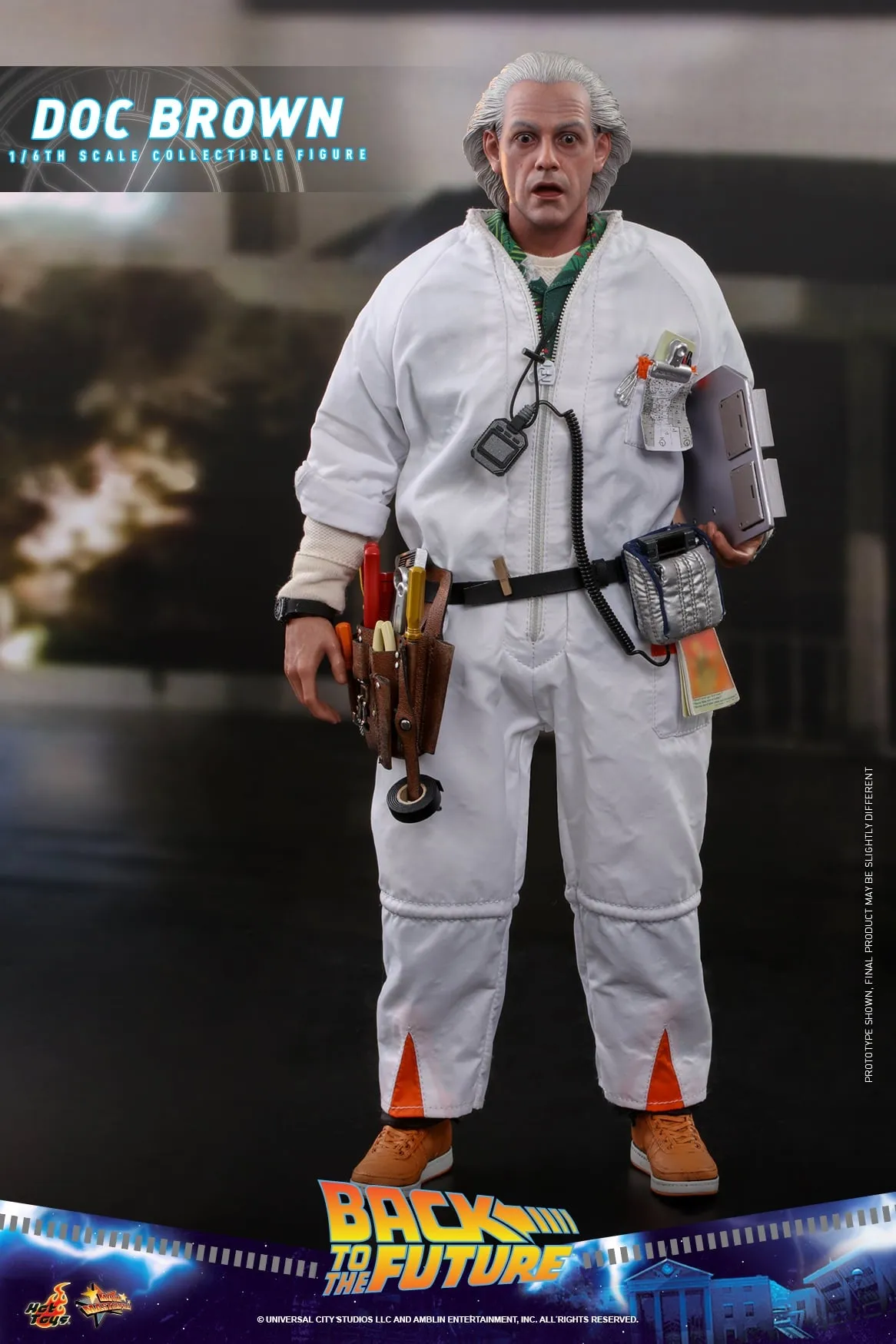 Hot Toys - MMS609 - Back to the Future - 1/6th scale Doc Brown Collectible Figure (Normal Version)