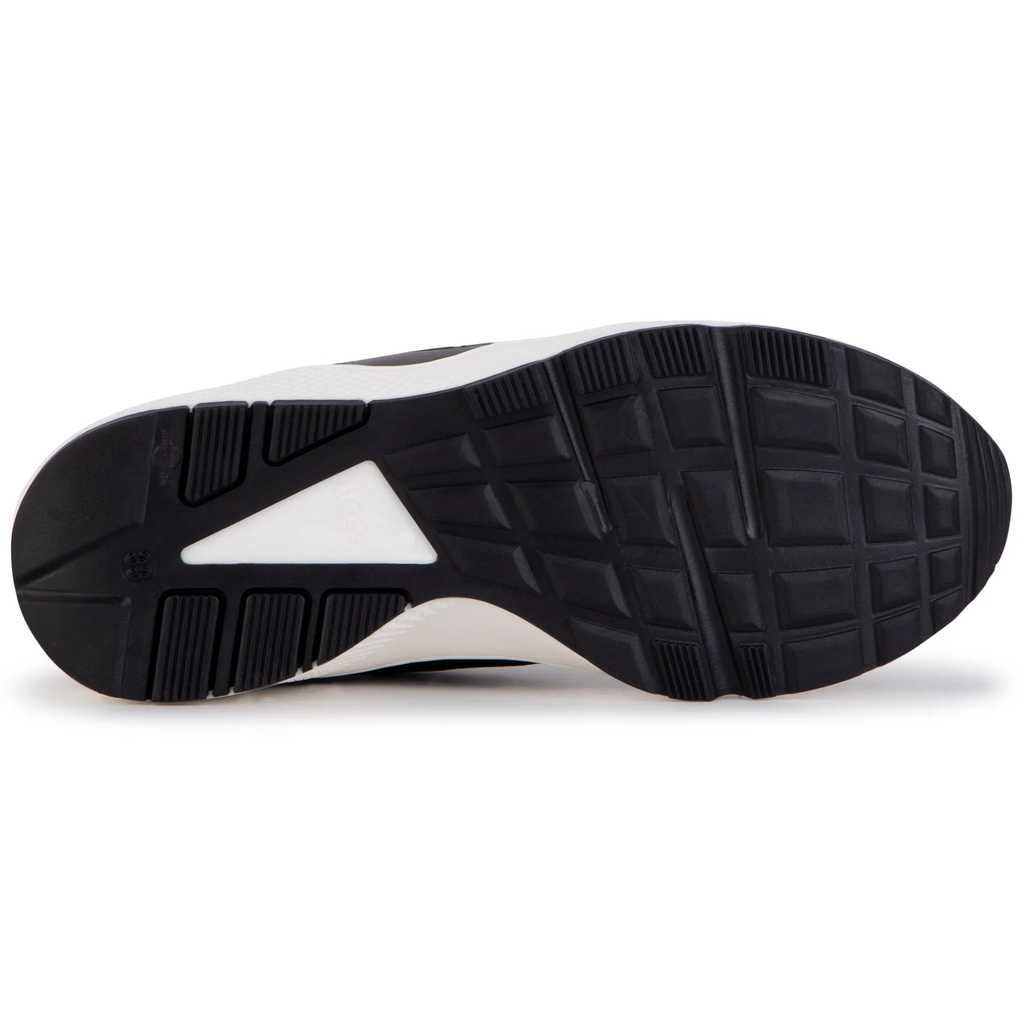 Hugo Boss Boy's Black Elasticated Trainers