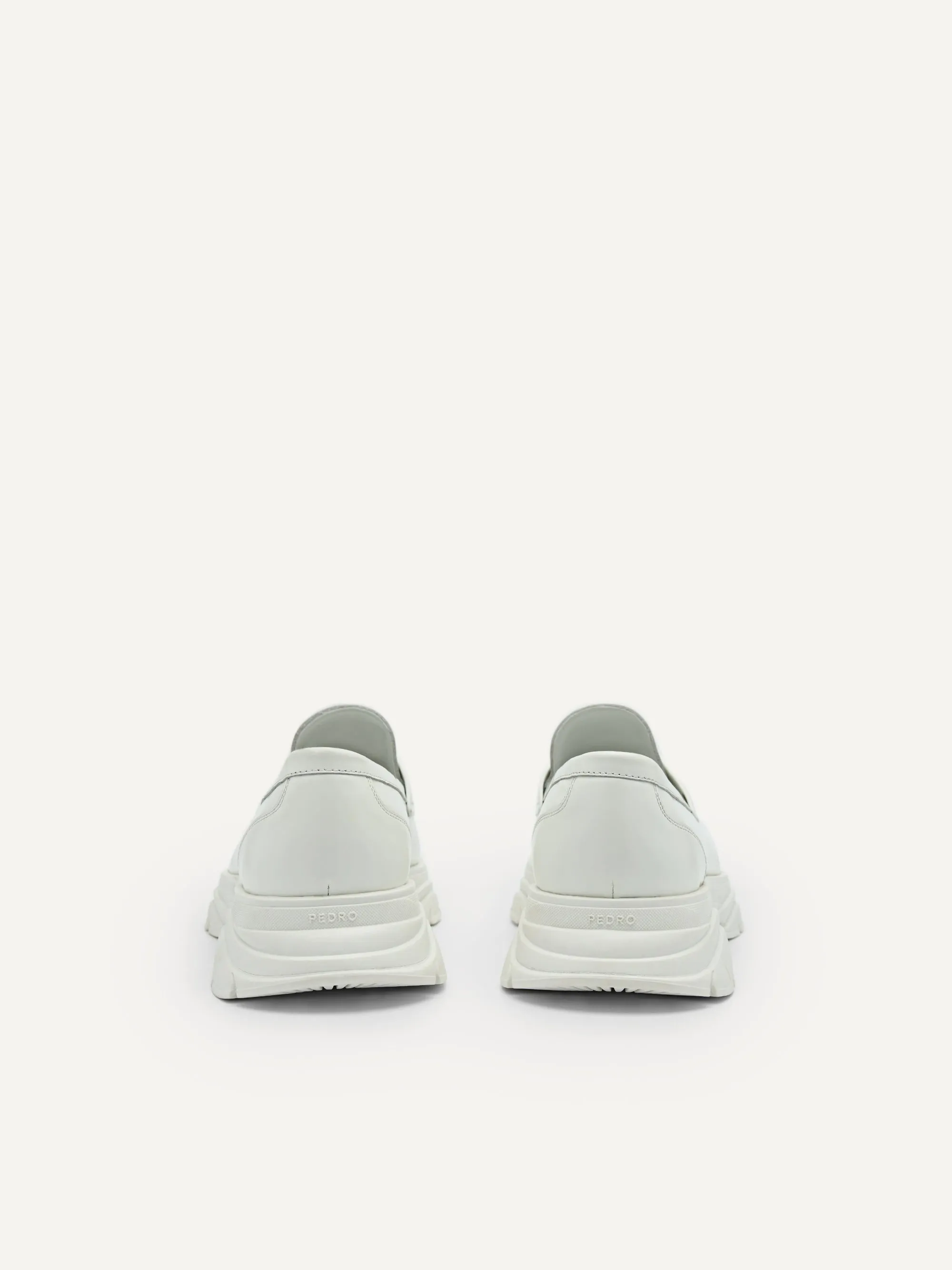 Hybrix Leather Penny Loafers