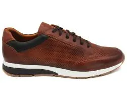 ID24550-Lacuzzo Brown Perforated Trainer